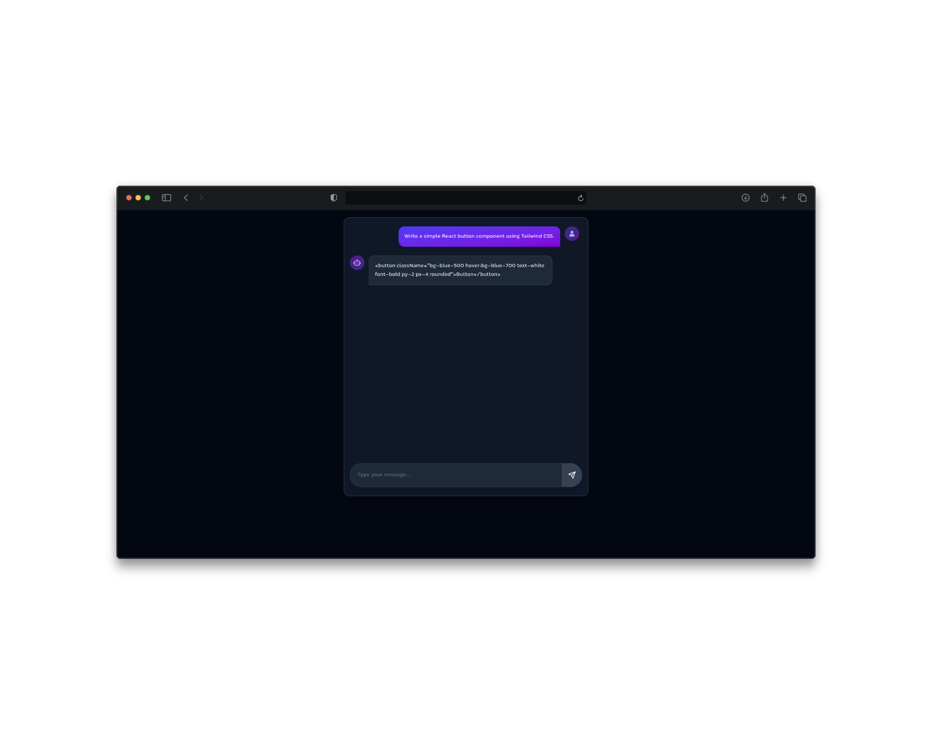AI Chatbot UI